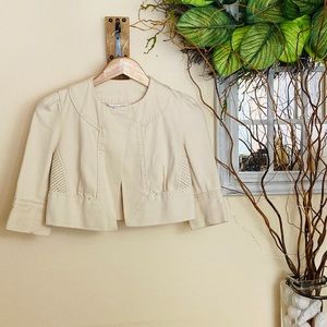 Diane Von Furstenberg Remo Cropped Blazer